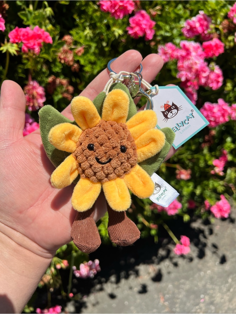 SUNFLOWER PLUSH KEYCHAIN
